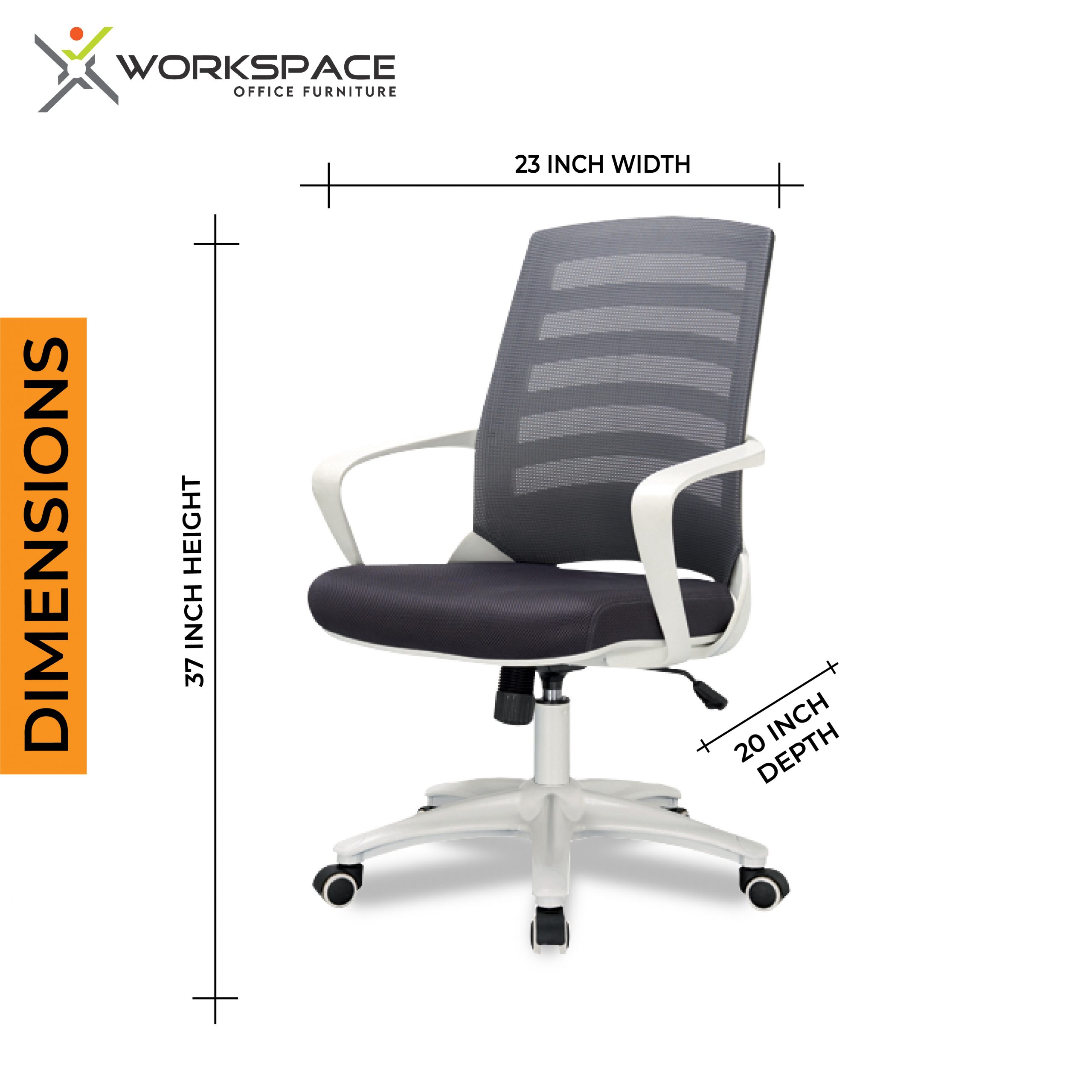 Glassgow Staff Chair - Dimensions
