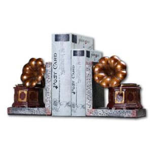 Gramophone Bookends