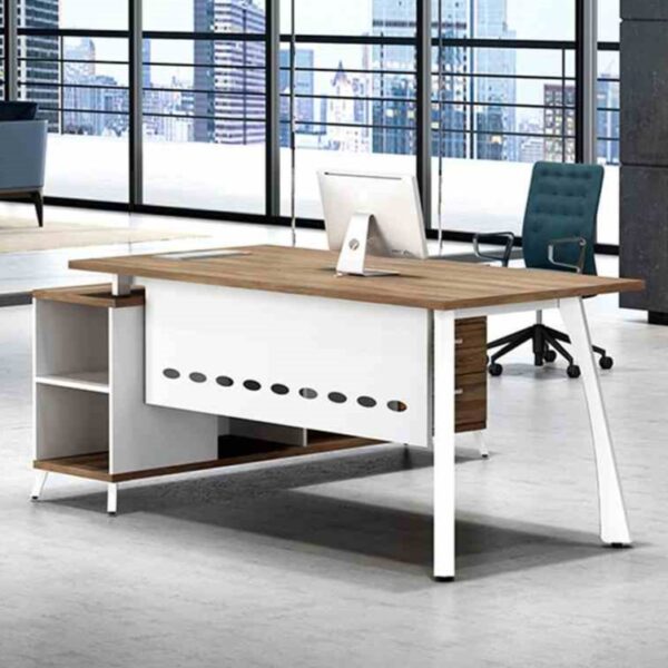 Belk White Executive Table ET006