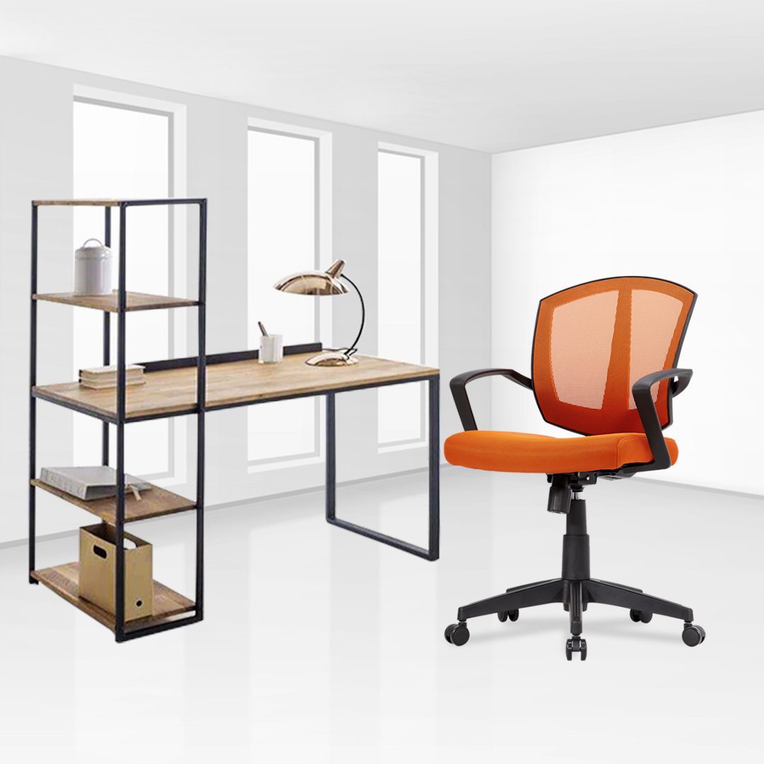 Office study outlet table and chair