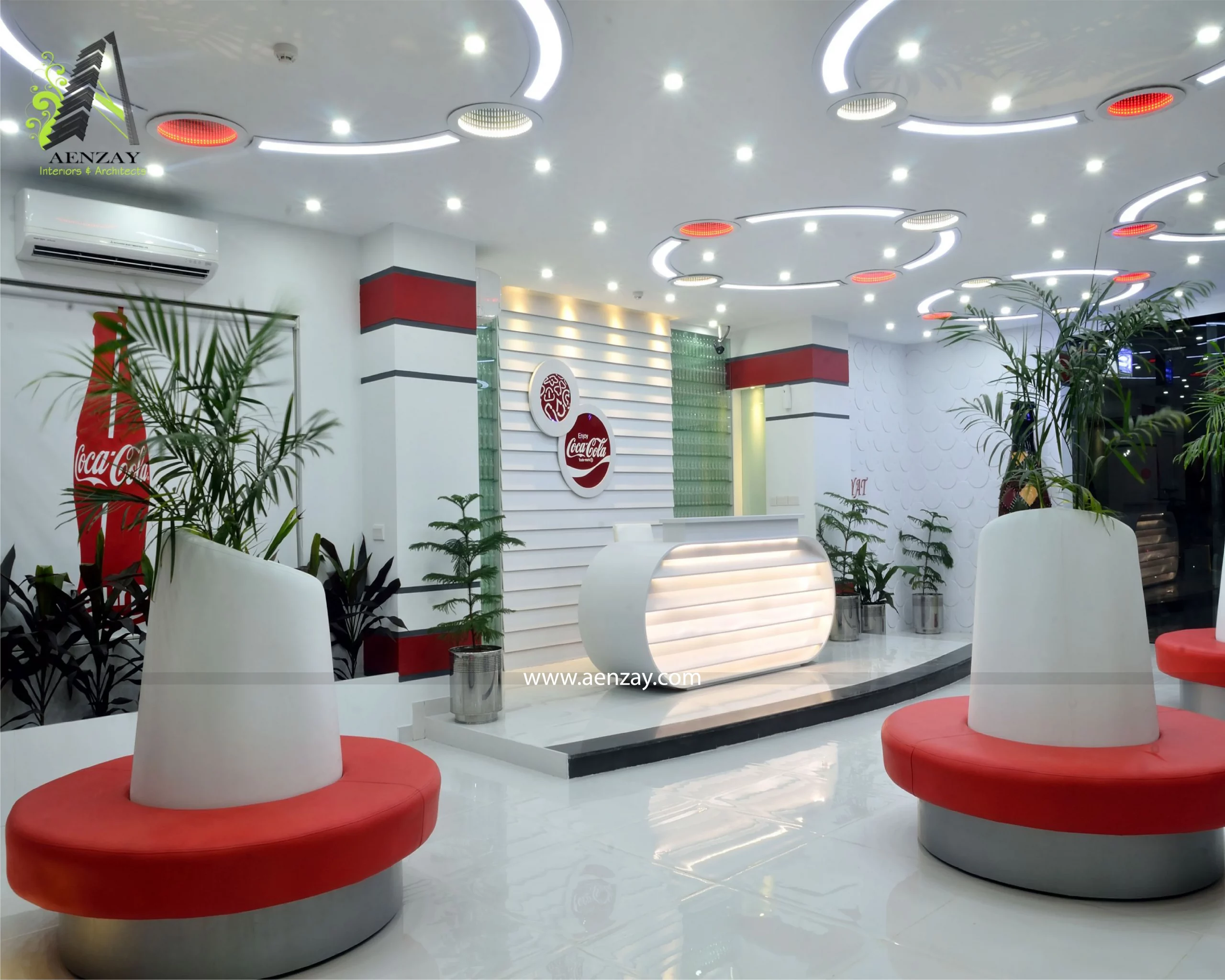 Reception area designs for office