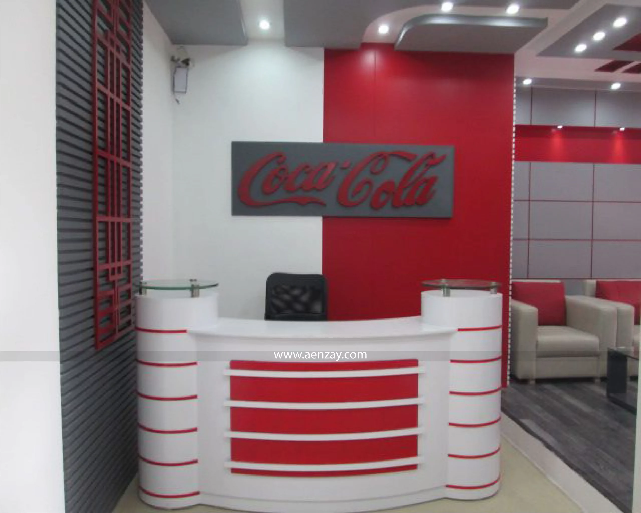 Reception area designs for office