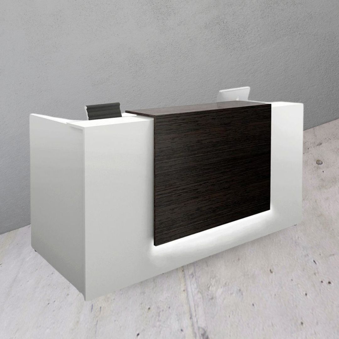 Black Reception Desk RD008