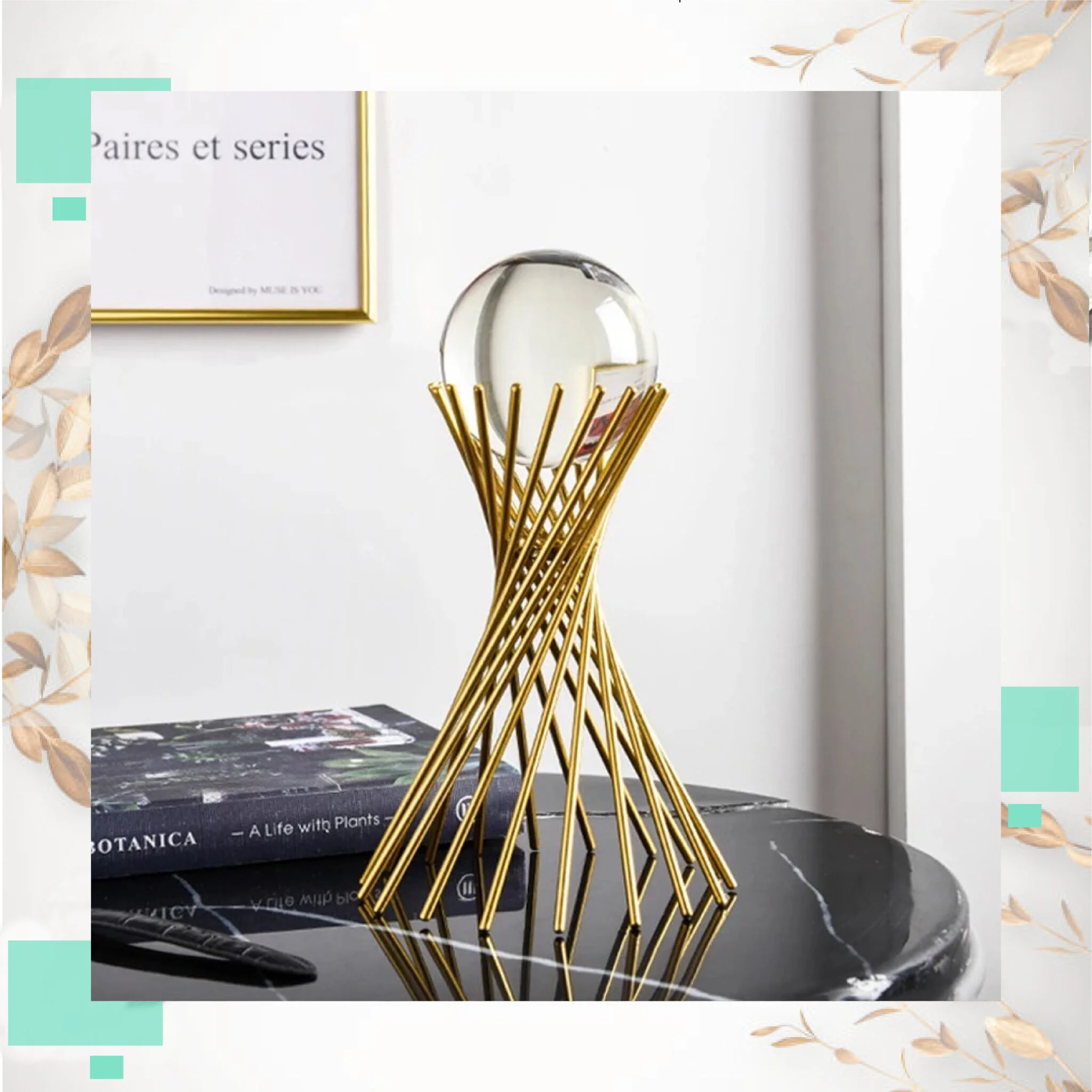 Crystal & Brass Decor