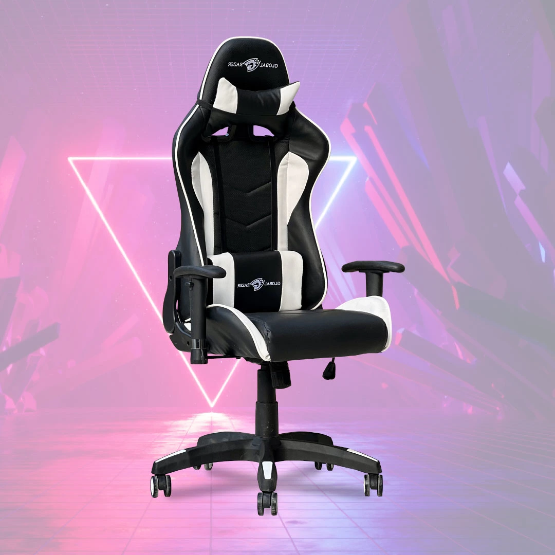 Gaming Chair (White) - Side