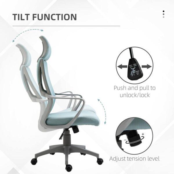 Lavender Manager Chair - Tilt Function
