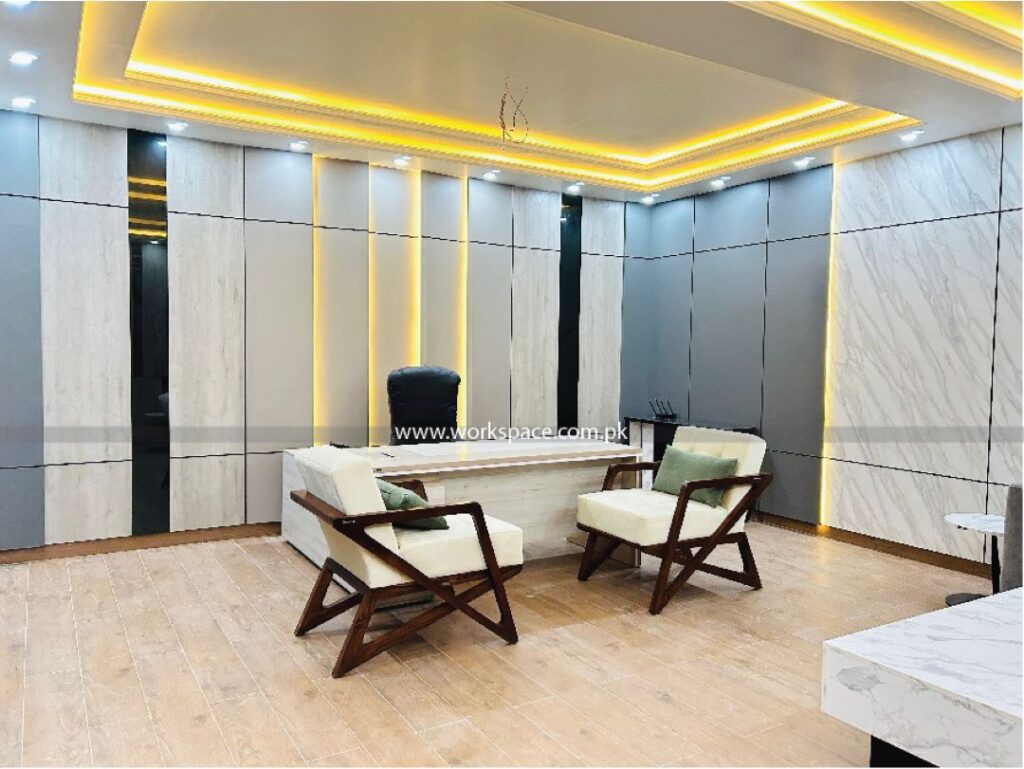 modern office desk